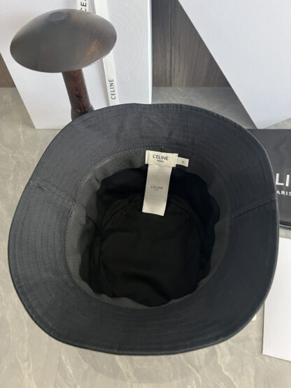 Celine logo embroidered bucket hat - Image 4