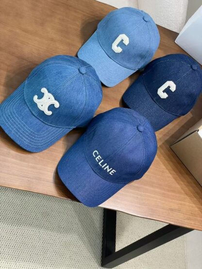 Celine denim comfortable soft durable baseball cap - Image 4