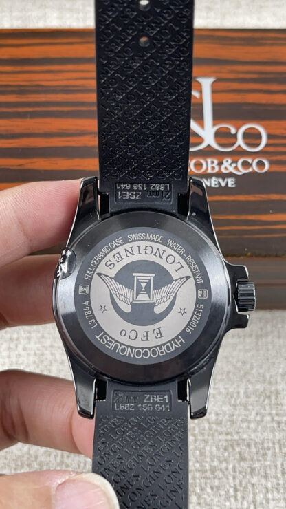 Longines Conquest 43 Black Ceramic Series Watch - Image 5