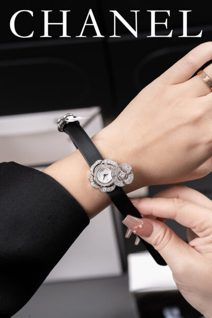 Chanel Delicate Camellia Quartz Watch - Image 5