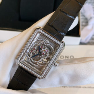 Chanel hollow transparent camellia watch