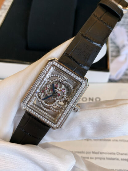 Chanel hollow transparent camellia watch