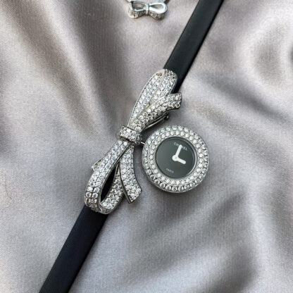 Chanel diamond bow watch