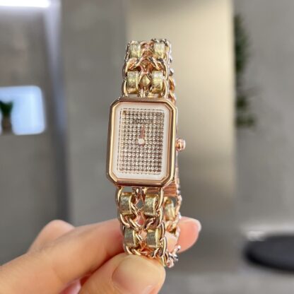 Chanel Vintage Sugar Cube Watch - Image 5