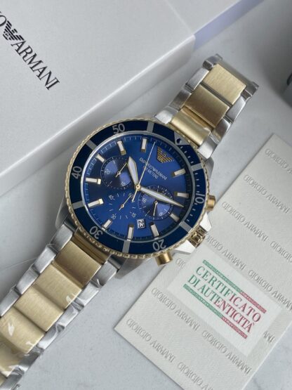 Armani multi-dial design fashion watch - Image 4