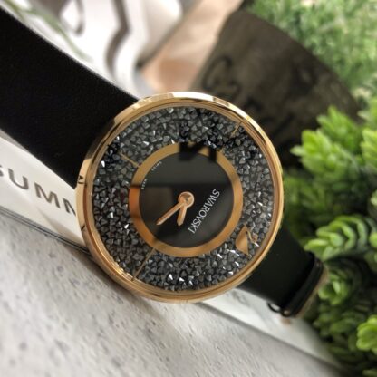 Swarovski starry leather strap women's watch - Image 3