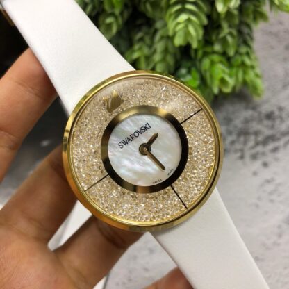 Swarovski starry leather strap women's watch - Image 3