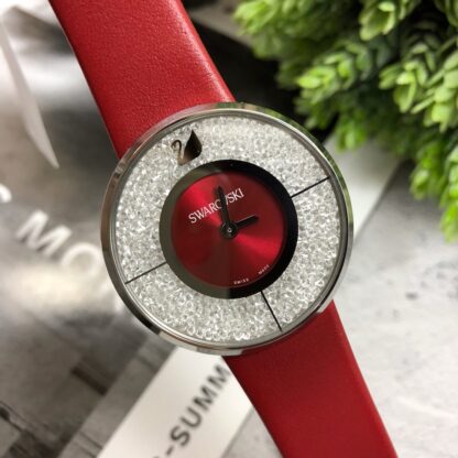 Swarovski starry leather strap women's watch - Image 3