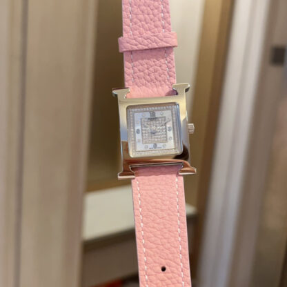 Hermes Square Dial Simple Quartz Watch - Image 4