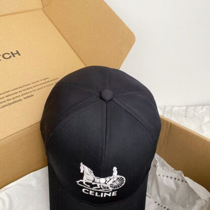 Celine carriage embroidered baseball cap - Image 4