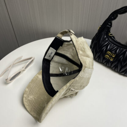Celine Spring Washed Baseball Cap - Image 4