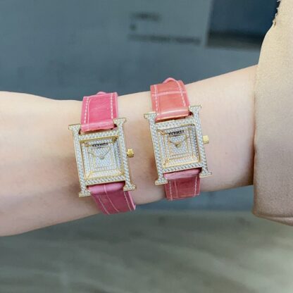 Hermes square dial quartz watch - Image 4