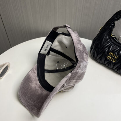 Celine spring washed baseball cap - Image 4