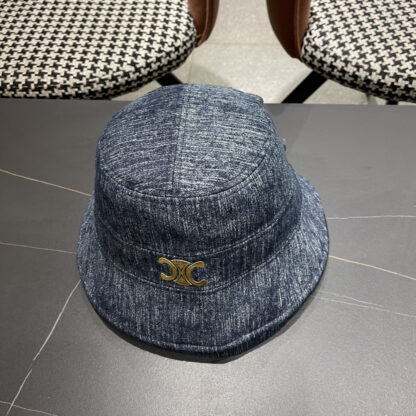 Celine women's autumn and winter elegant bow bucket hat - Image 4