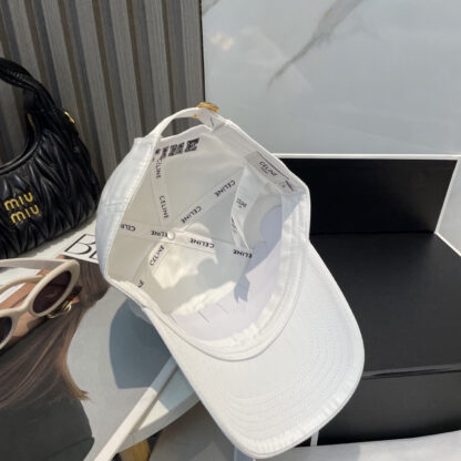 Celine simple letters fashion trend advanced baseball cap - Image 4