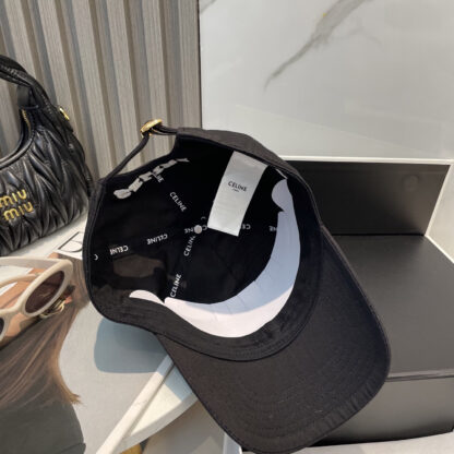Celine simple letters fashion trend high-end baseball cap - Image 4
