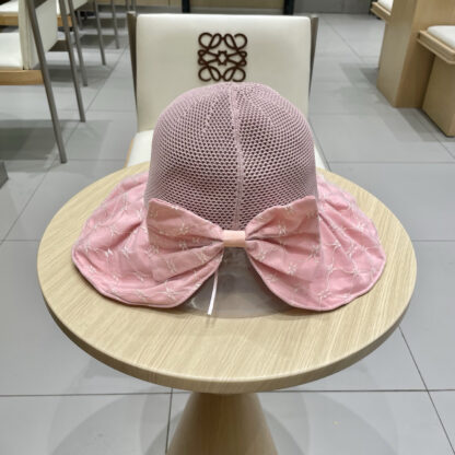 Celine color plastic sunscreen breathable sun hat - Image 3