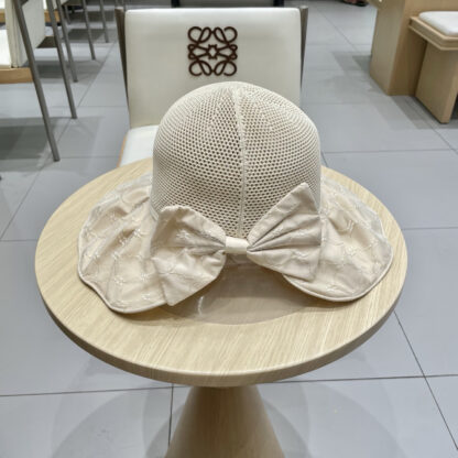 Celine color plastic sunscreen breathable sun hat - Image 3