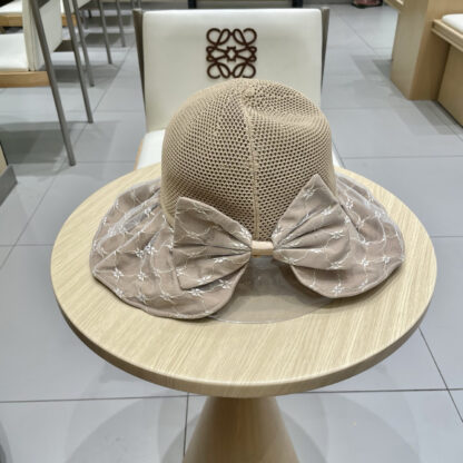 Celine color plastic sunscreen breathable sun hat - Image 3