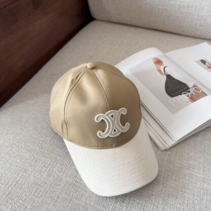 Celine letter embroidered couple fashion baseball cap - Image 4