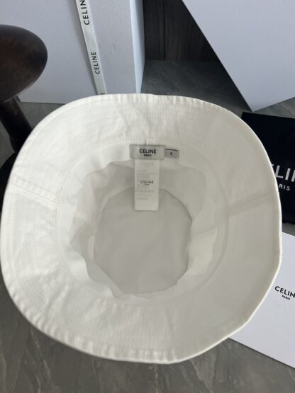 Celine embroidered lightweight bucket hat - Image 4