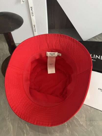Celine embroidered lightweight bucket hat - Image 4