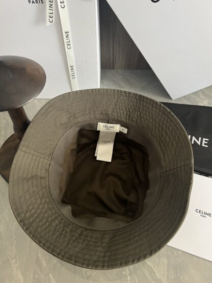 Celine embroidered lightweight bucket hat - Image 4
