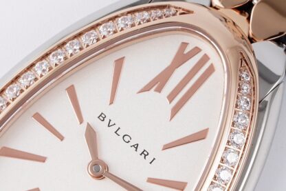 Bulgari Gold-plated Simple Snake Shadow Watch - Image 4
