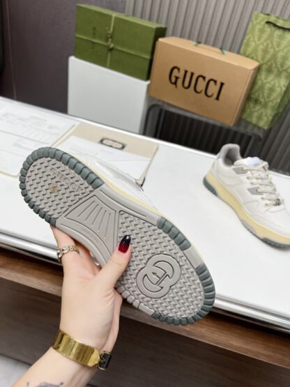 Gucci high and low top distressed sneakers - Image 4