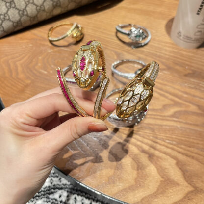 Bulgari Fashion Snake Bracelet Watch - Image 4