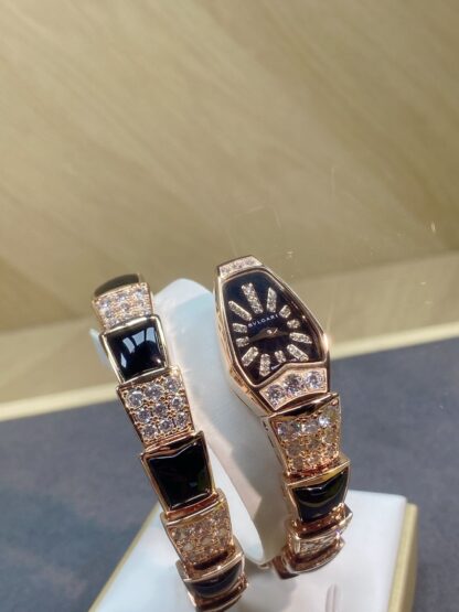 Bulgari Rose Gold Two-Circle Snake Watch - Image 4