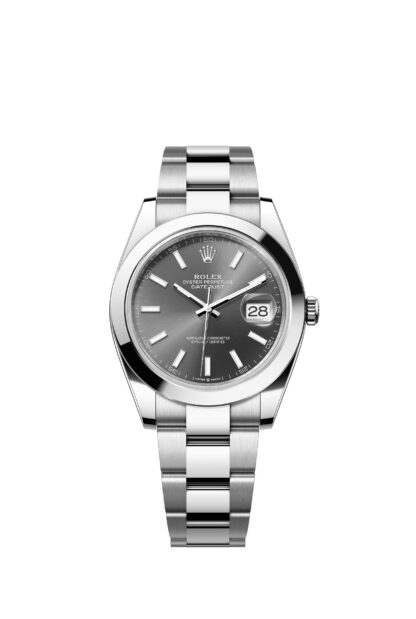 Rolex 41mm Datejust White Case Bevel Bezel Three Beads Strap - Image 4