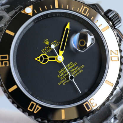 Rolex BLAKEN Submariner Series! Night Black Simple Casual Style - Rolex Carbon Black Steel King - Image 4