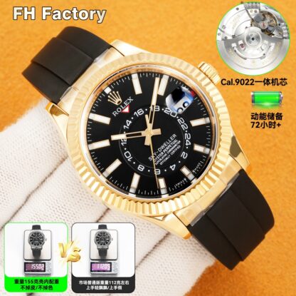 Rolex FH factory uses 904L stainless steel case with internal weight - Image 4
