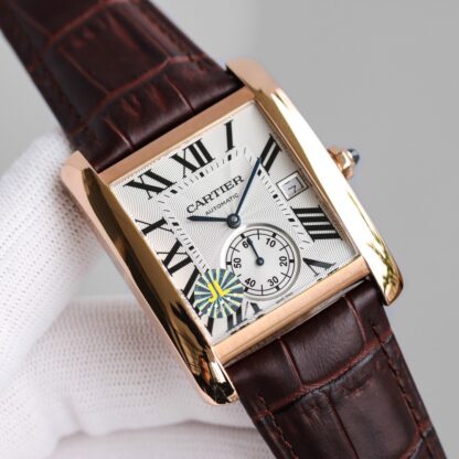 Cartier Square Men's Mechanical Watch - Image 4