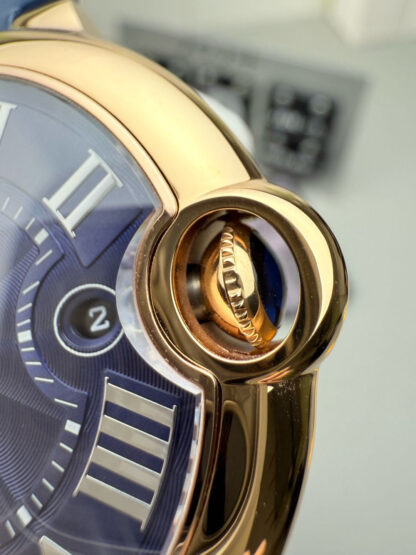 Cartier Blue Balloon Rose Gold Mechanical Watch - Image 4