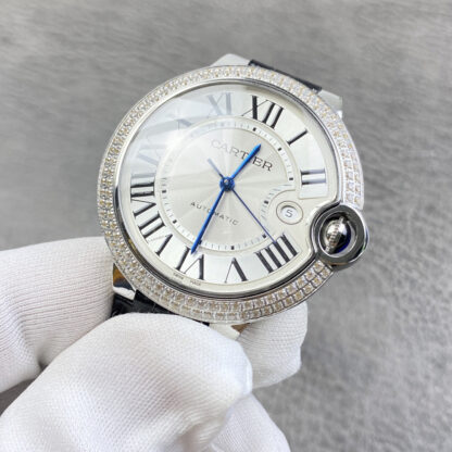 Cartier round, elegant and noble men's mechanical watch - Image 4