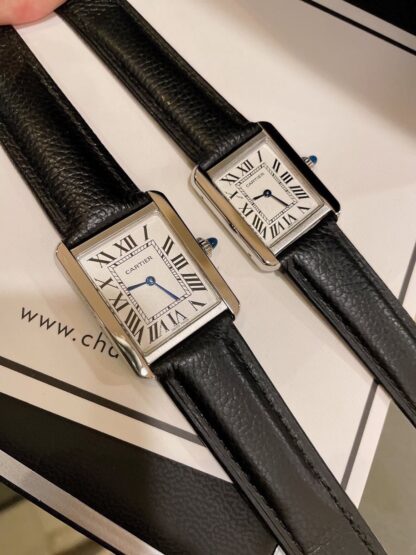 Cartier Tank Series Vintage Couple Watch - Image 4