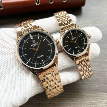 Rolex couple watches with original imported quartz movement - Image 4