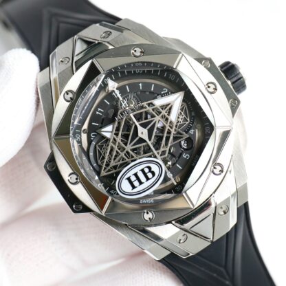 Hublot Big Bang Sang Bleu Ⅱ Tattoo Second Generation Watch - Image 4