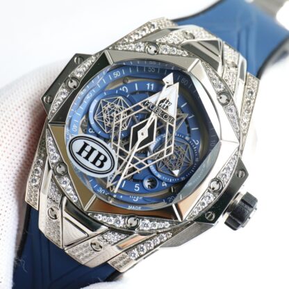 Hublot Big Bang Sang Bleu Ⅱ Tattoo Second Generation Watch - Image 4