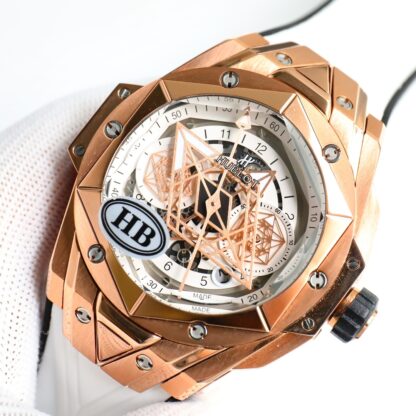 Hublot Big Bang Sang Bleu Ⅱ Tattoo Second Generation Watch - Image 4