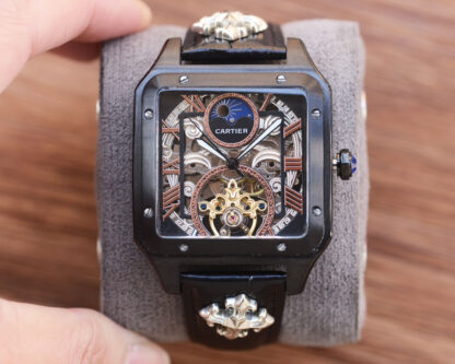 Cartier Square Hollow Mechanical Watch - Image 4