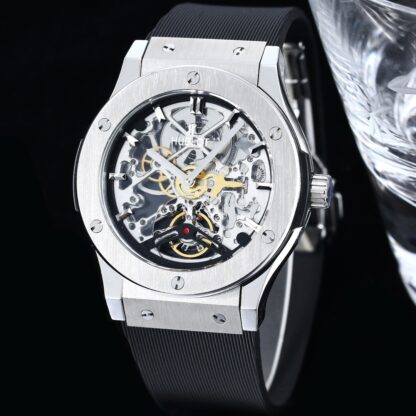 Hublot Ultra-Thin Two-Hand Flywheel Mechanical Watch - Image 4
