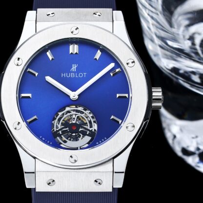 Hublot Ultra-Thin Two-Hand Flywheel Mechanical Watch - Image 4