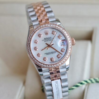 Rolex women's 31-size Datejust wristwatch - Image 4