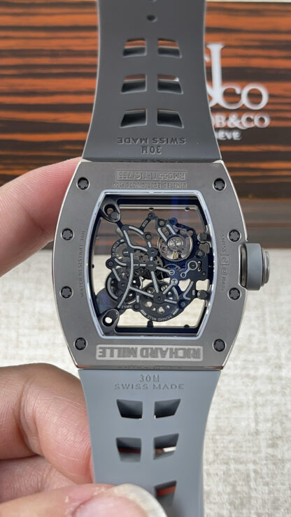 RichardMille RM055 Gray Ceramic Series Watch - Image 4