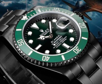 Rolex matte black carbon steel king - Image 4