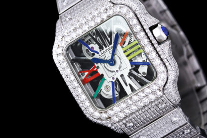 Cartier skeleton mechanical watch - Image 4