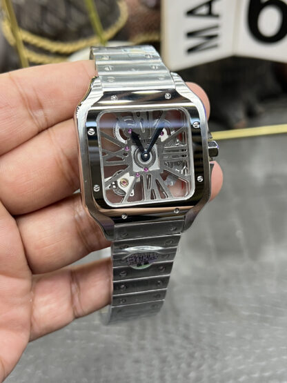 Cartier Skeleton Mechanical Watch - Image 4